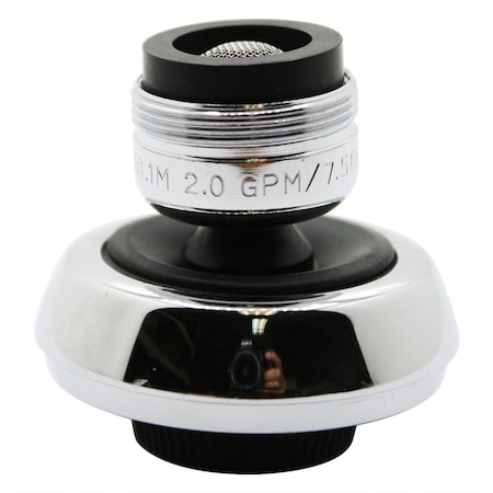 Thrifco Plumbing Cp Swivel Spray Aerator 4401857